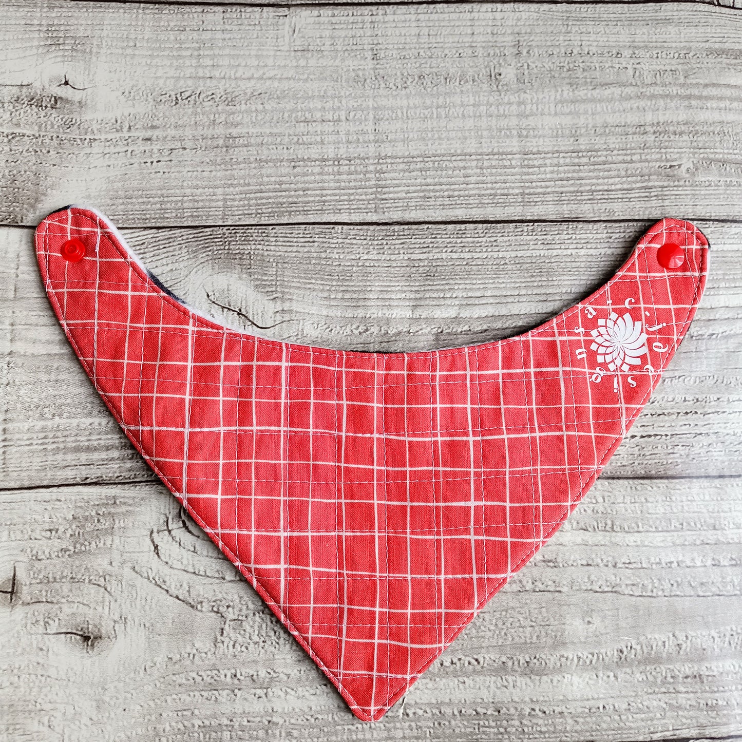 Graffiti Red and Blue 3 Piece Bib Set - a-c-jdesigns