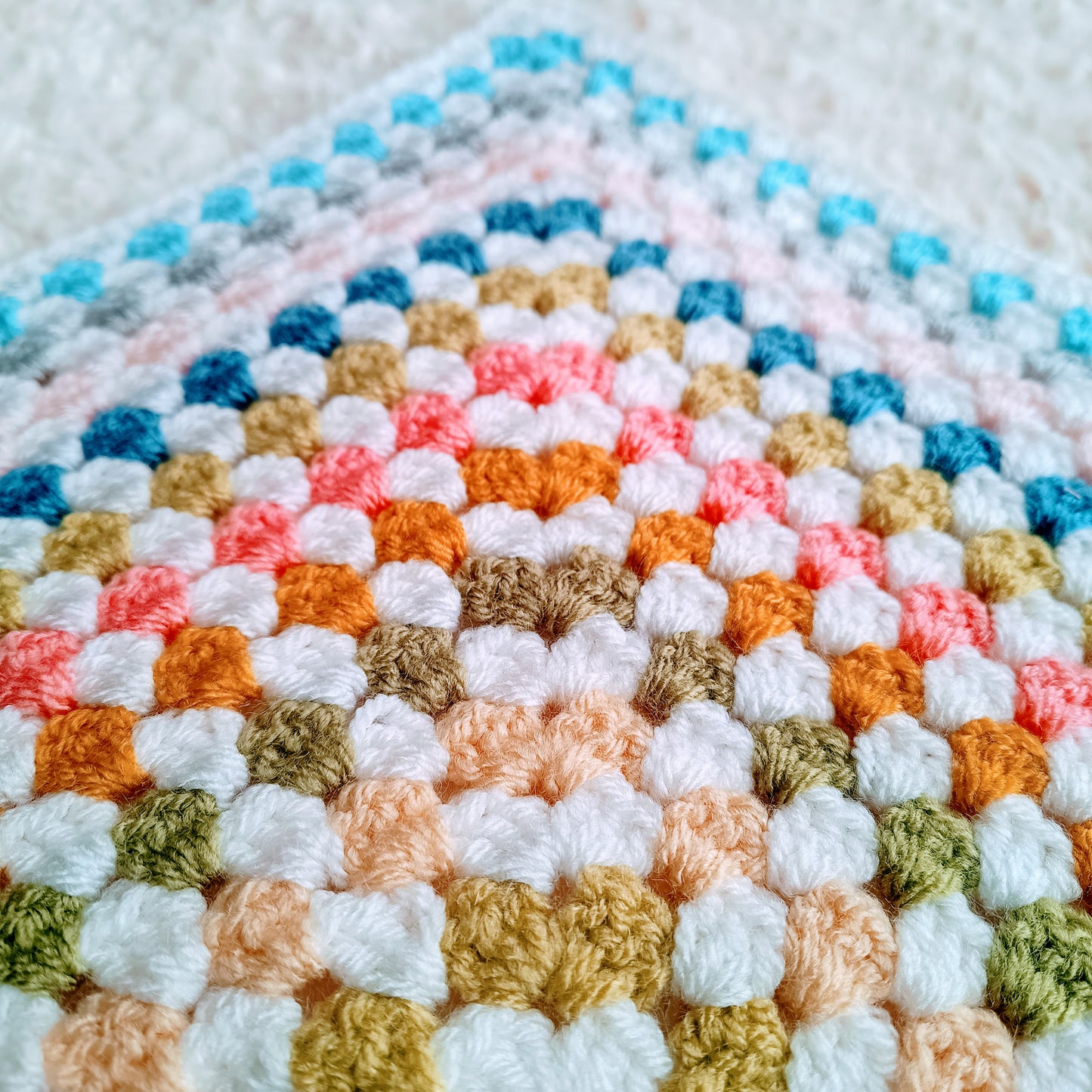 Granny Square Baby Blanket - a-c-jdesigns