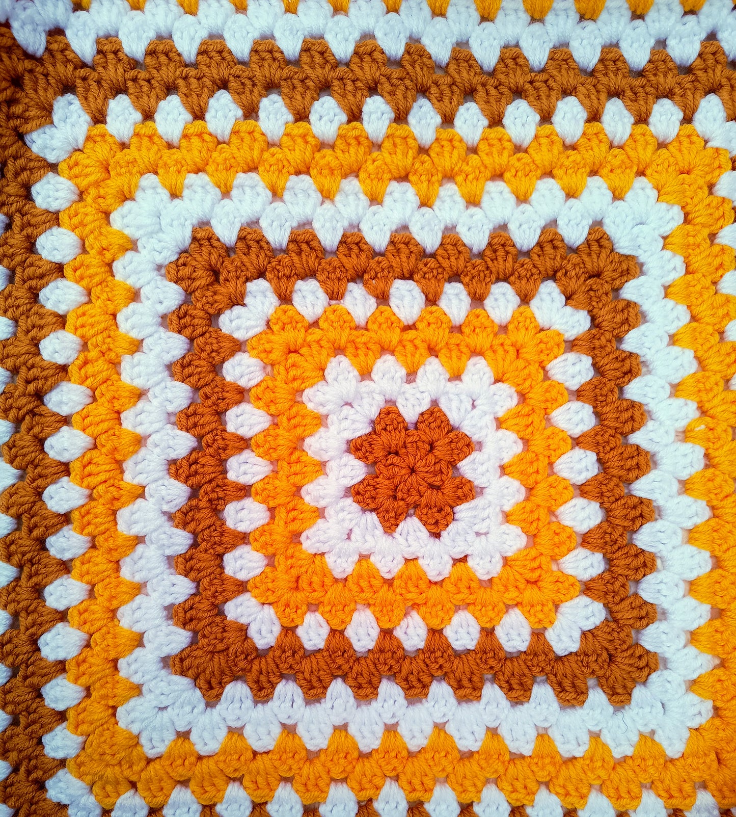 Chunky Warm Granny Sqaure Blanket - a-c-jdesigns
