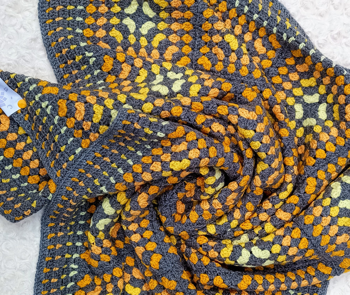 Temperature Baby Toddler Granny Square Blanket - a-c-jdesigns