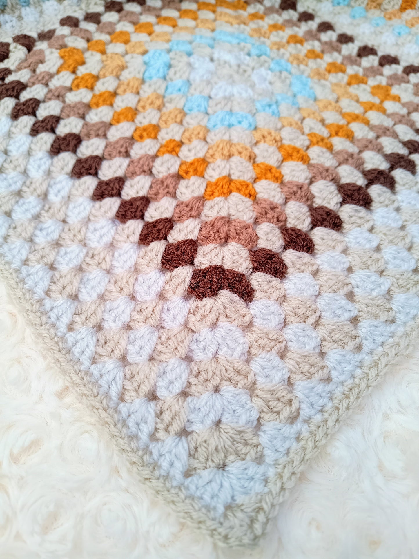 Baby Toddler Granny Square Blanket - a-c-jdesigns
