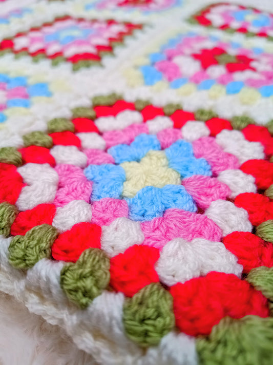 Granny Sqaure Baby Crochet Blanket