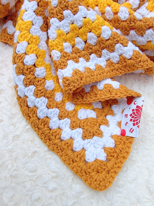Chunky Warm Granny Sqaure Blanket