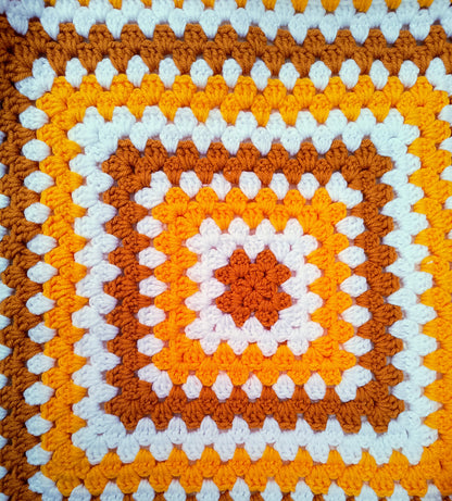 Chunky Warm Granny Sqaure Blanket