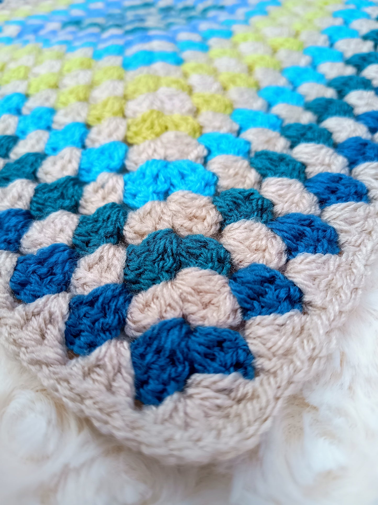 Baby Toddler Granny Square Blanket