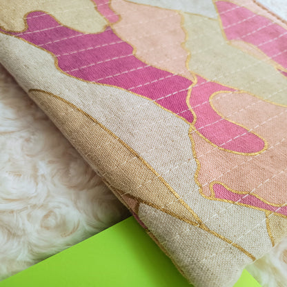 Metalic Camouflarges Canvas Zipper Pouch