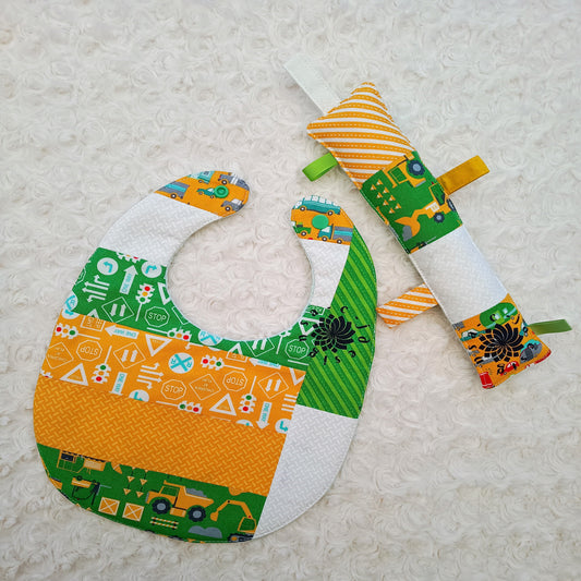 Construction & Traffic Theme Bib Set