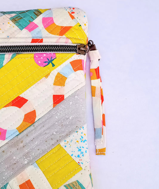 Quilt As You Go Zipper Pouch LIMITED EDITION - a-c-jdesigns